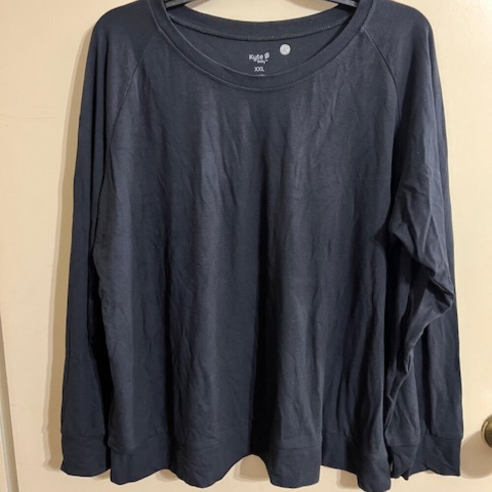 Kyte Baby Women's Bamboo Jersey Jogger Top in Midnight XXL